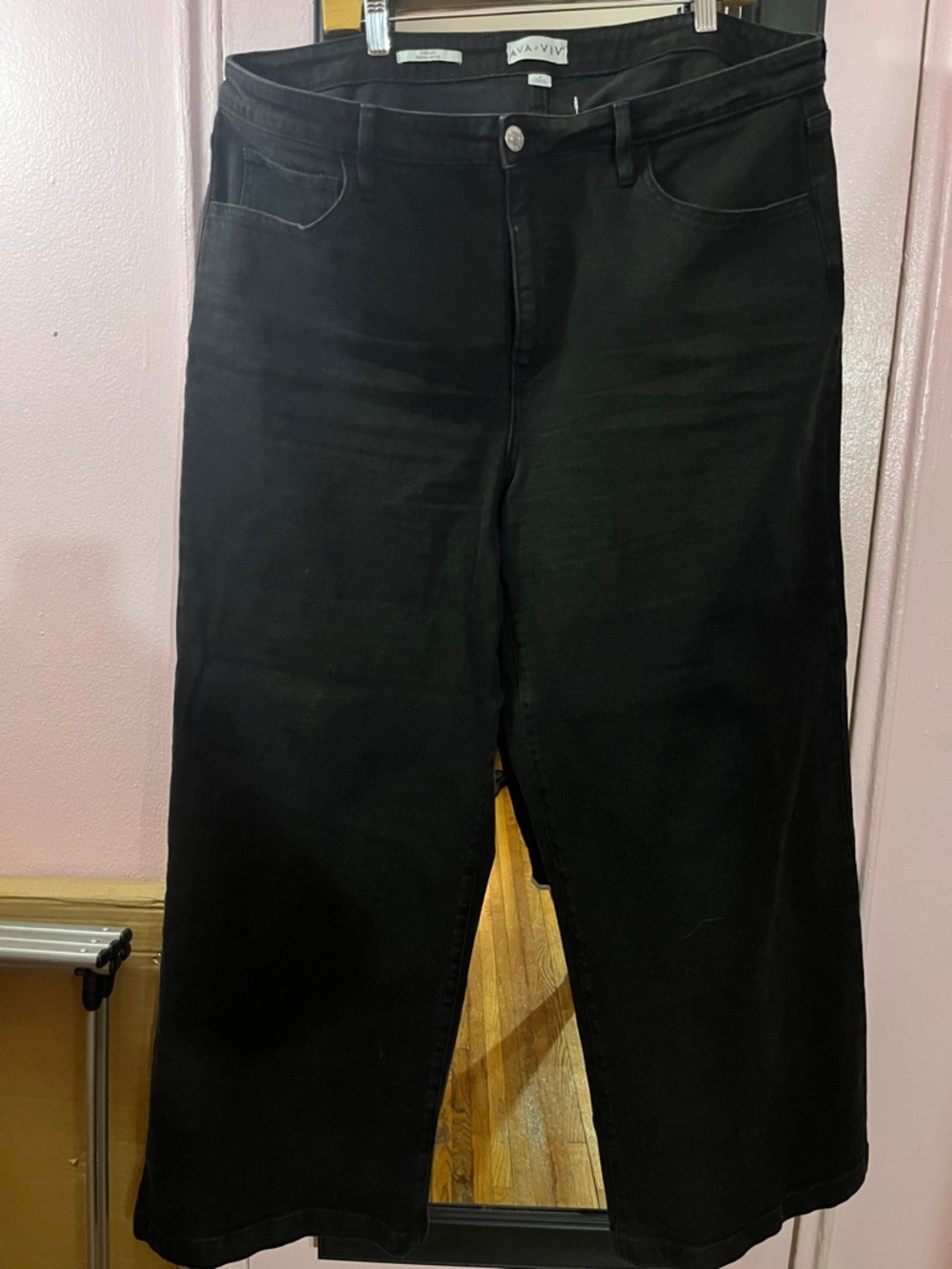 Ava & Viv Black Wide Leg Jeans
